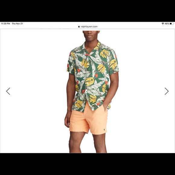 Polo Ralph Lauren Tropical Hawaiian CAMP SHIRT NWT - Picture 3 of 4